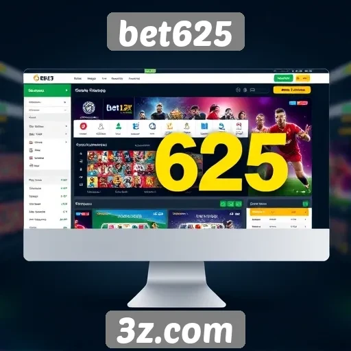 bet625 : Interface e navegação do site bet625