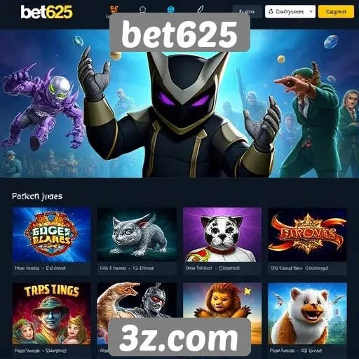 Análise da oferta de jogos disponíveis no bet625